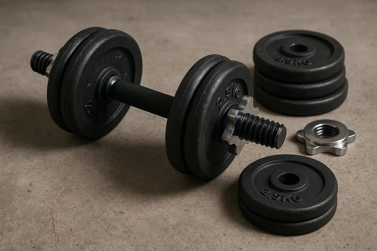 adjustable dumbbell set