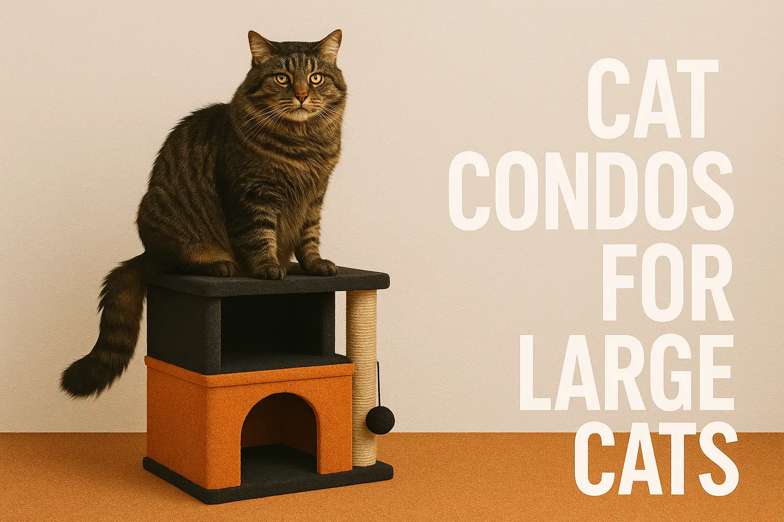 cat condos for large cats.