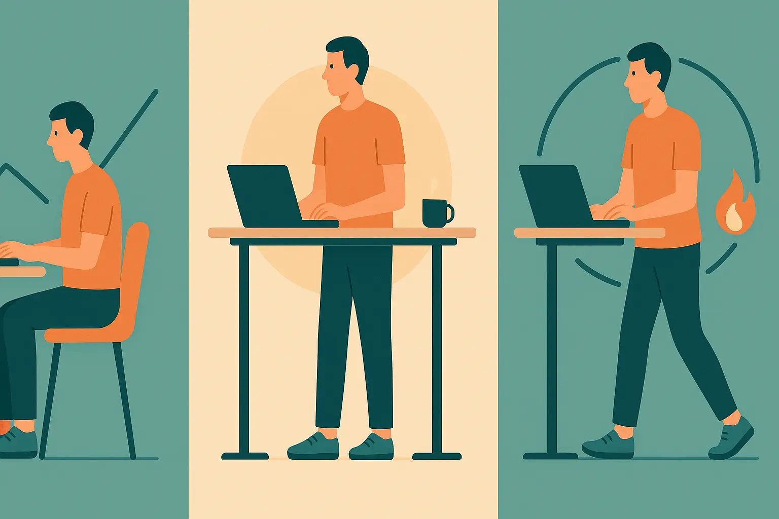 do standing desks help lose calories?