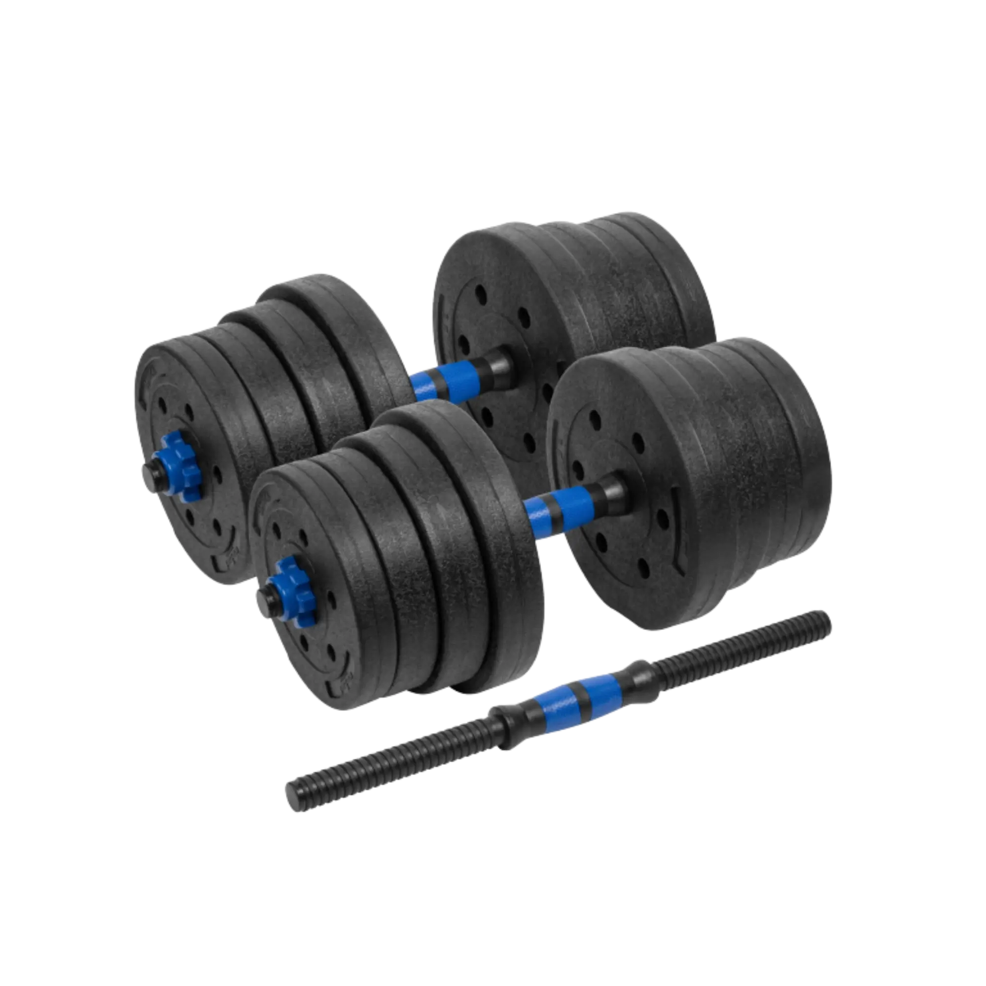 Rebel Active Bitumen Adjustable Dumbbells – 2 x 20kg
