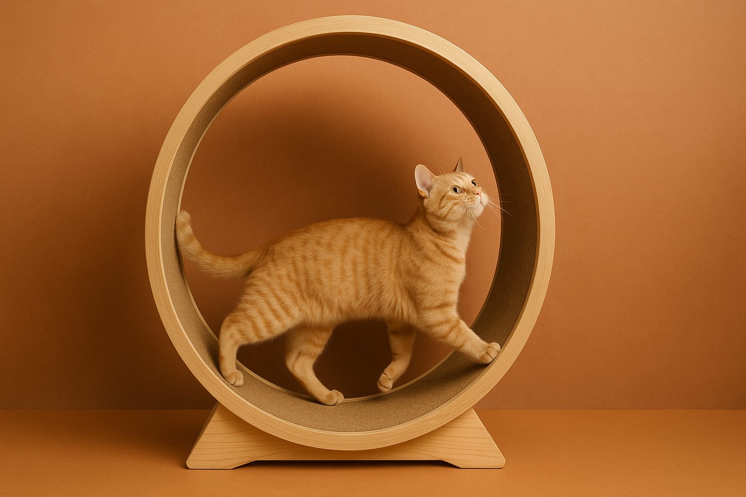 wooden cat wheels