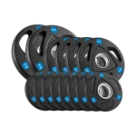 Rebel Active 30kg Cast Iron Olympic Weight Plate Set