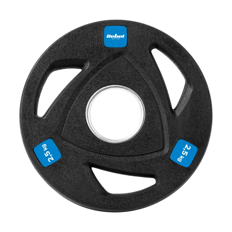 Rebel Active 50kg Cast Iron Olympic Weight Plate Set