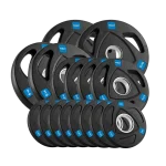 Rebel Active 50kg Cast Iron Olympic Weight Plate Set