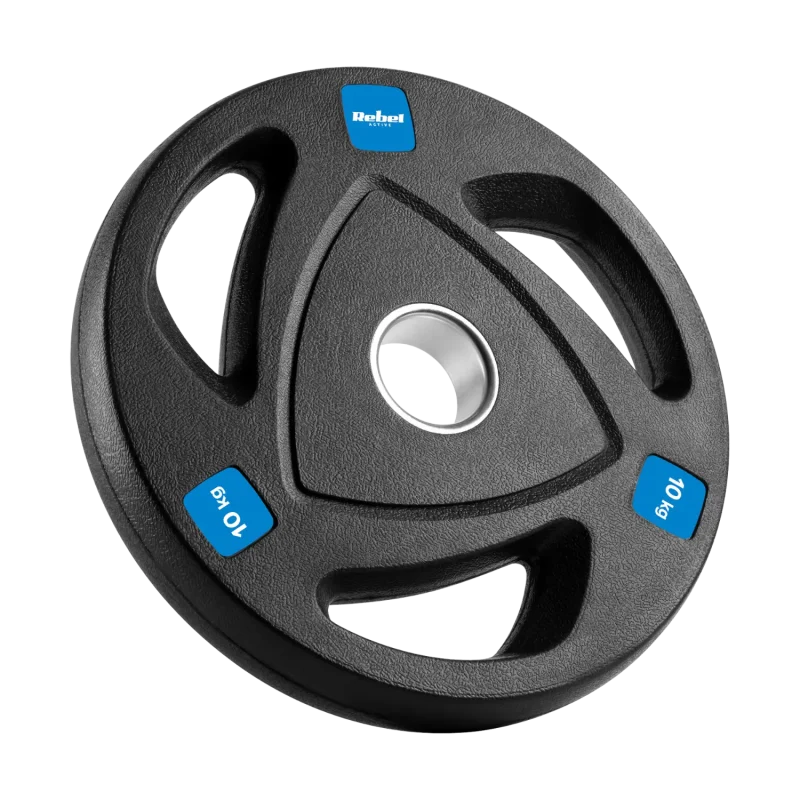 Rebel Active 50kg Cast Iron Olympic Weight Plate Set