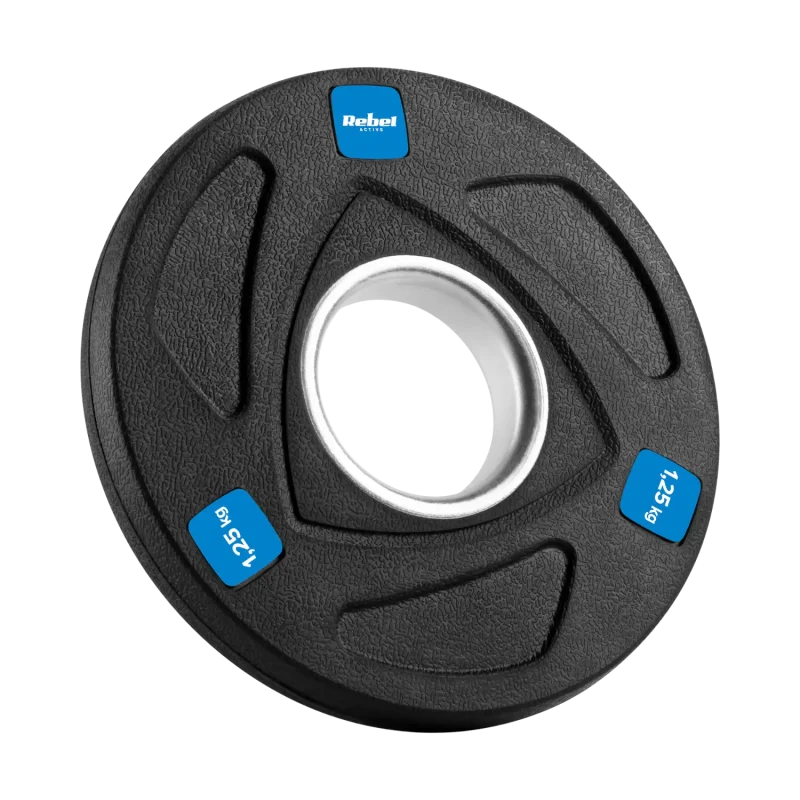 Rebel Active 80kg Cast Iron Olympic Weight Plate Set
