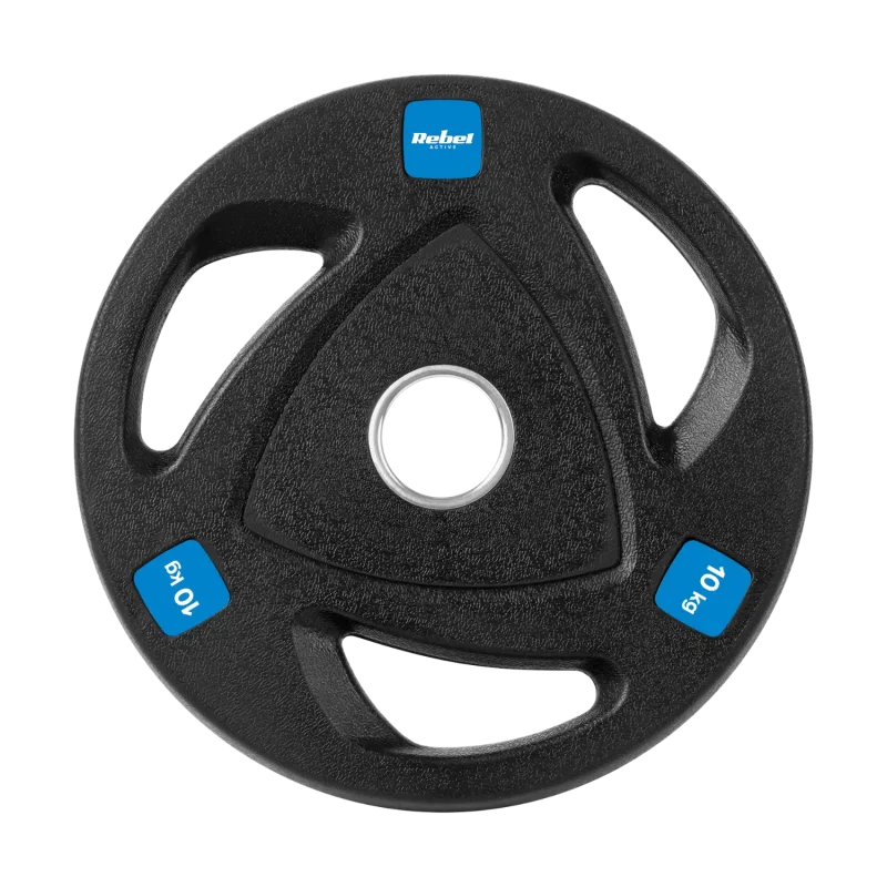 Rebel Active 80kg Cast Iron Olympic Weight Plate Set