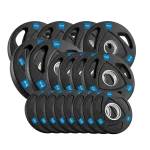 Rebel Active 80kg Cast Iron Olympic Weight Plate Set