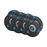 Rebel Active 80kg Cast Iron Olympic Weight Plate Set