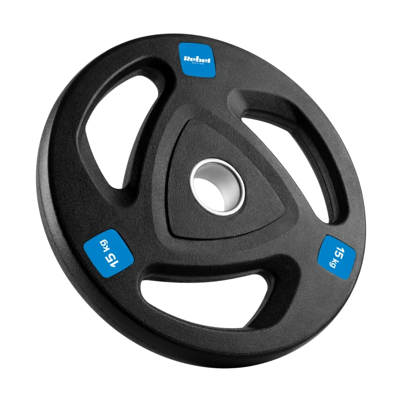 Rebel Active 80kg Cast Iron Olympic Weight Plate Set