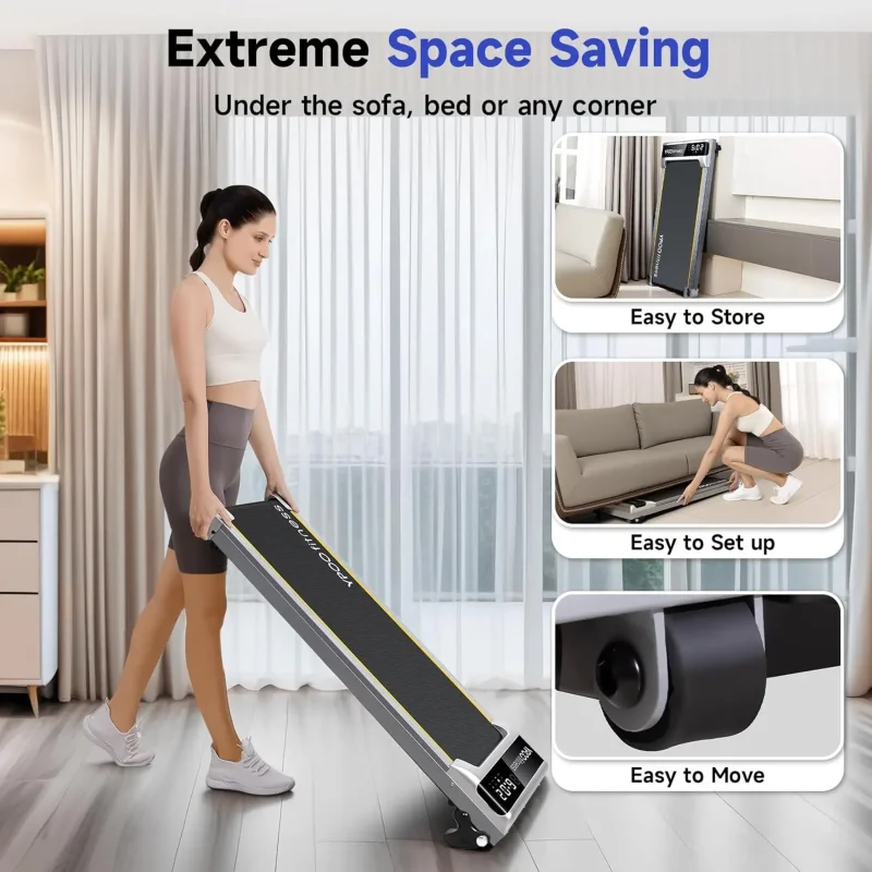 YPOO 3.5% Incline Walking Pad - Ultra-Slim Treadmill