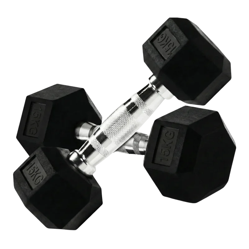 140KG Dumbbell Set with Vertical A-Frame Rack