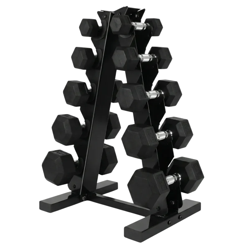 75kg dumbbell set + 5-tier rack