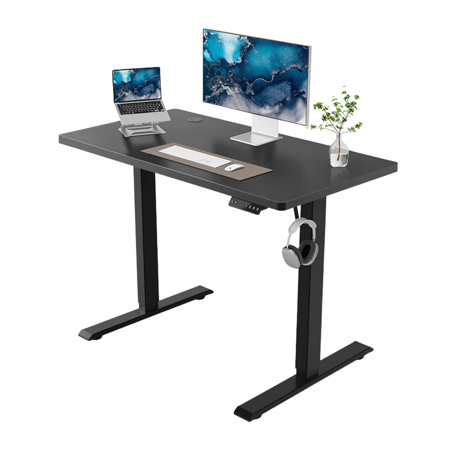 standing desk black
