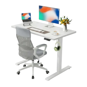 γραφείο ορθοστάτη + δέσμη εργονομικής καρέκλας