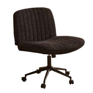 Black Criss Cross Padded Office Chair