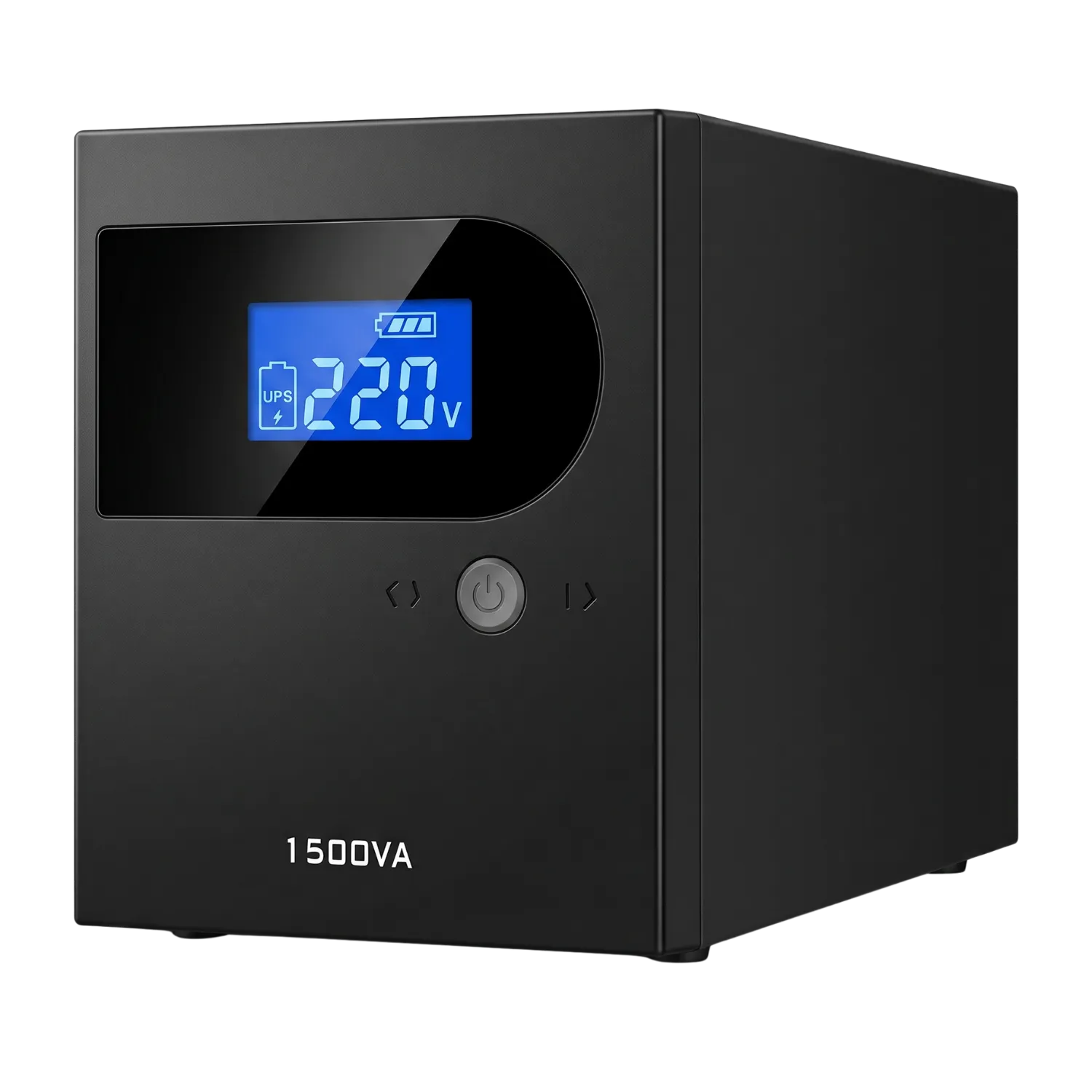 1500VA UPS εφεδρική μπαταρία με AVR, οθόνη LCD, 4 έξοδοι και έως 120