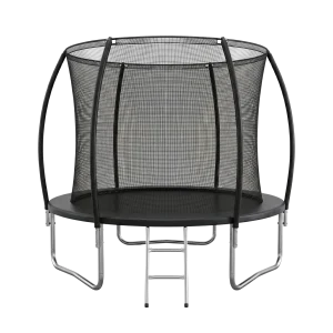 Τραμπολίνο εξωτερικού χώρου 244cm με δίχτυ ασφαλείας, στεφάνι μπάσκετ και σκάλα