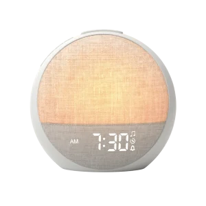 Ξυπνητήρι ανατολής με μηχανή ήχου, φως ατμόσφαιρας & ψηφιακή οθόνη
