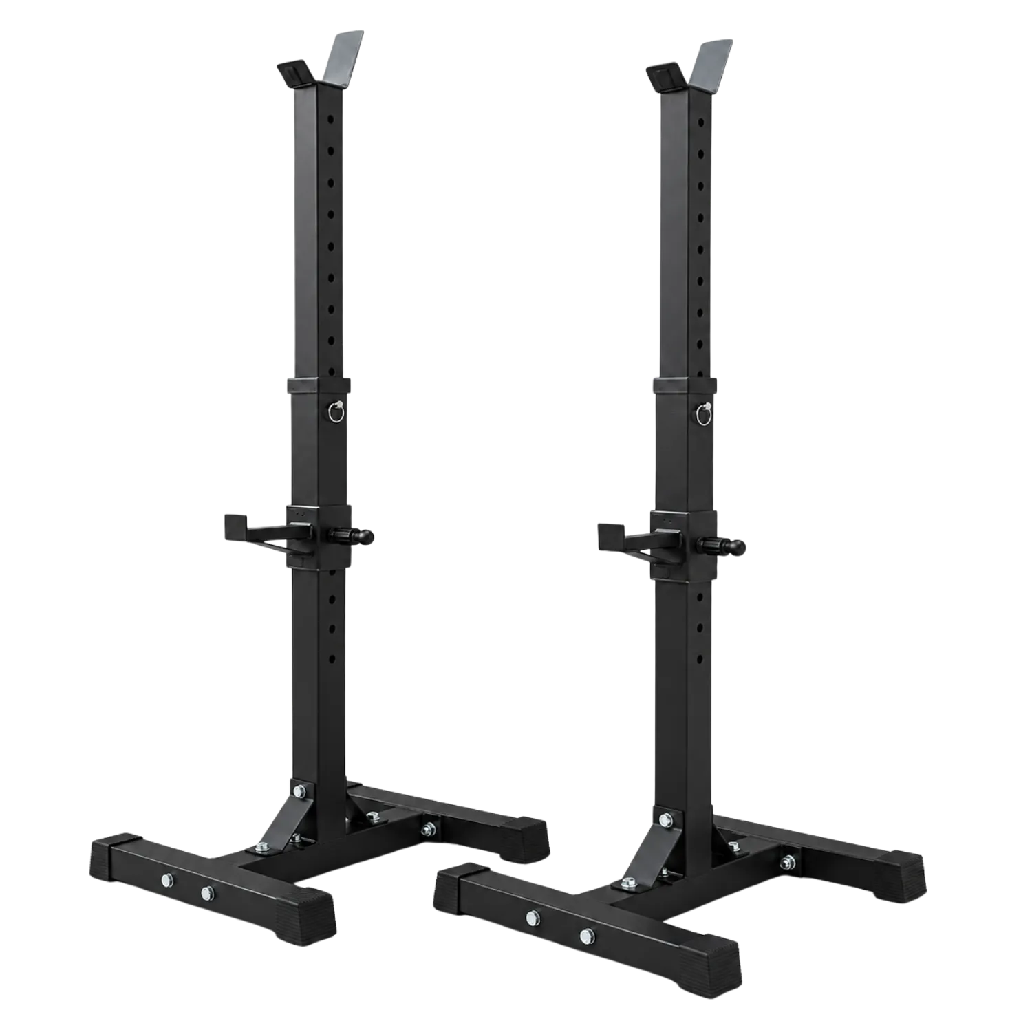 Ρυθμιζόμενες βάσεις ραφιών squat (ζεύγος) | 101cm-168cm
