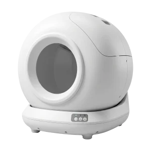 Automatic Self-Cleaning Cat Litter Box (White) - 78L App-Controlled Smart Litter Tray with Weight Sensors