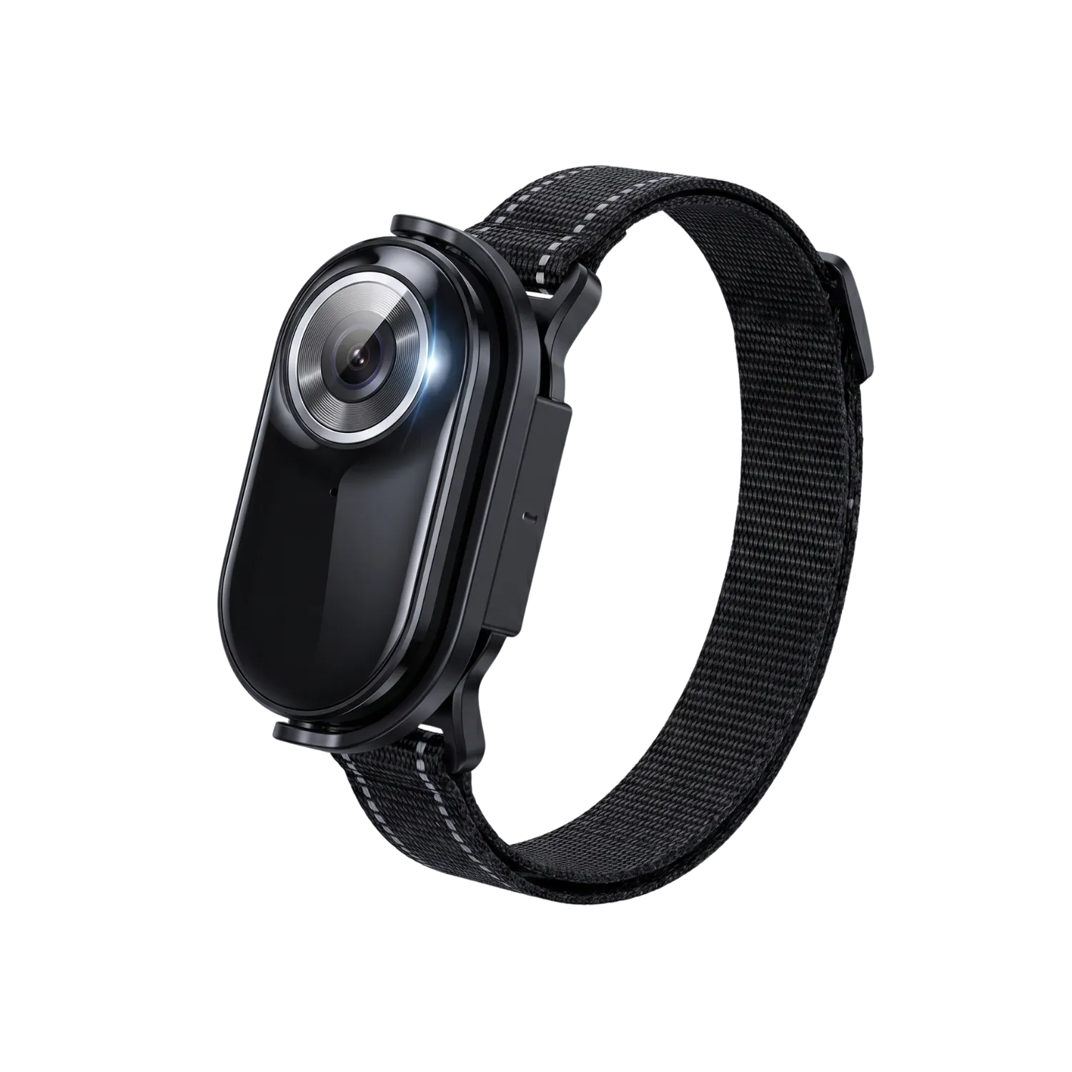 Pet Collar Camera A100 – 360° Wearable POV Action Cam for Cats and Dogs (Black)