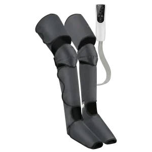 Air Compression Leg Massager - Heated Full-Leg Massage for Thighs, Calves and Feet