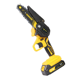 21V Cordless Mini Chainsaw - 15cm Handheld Electric Pruning Saw with Lithium Battery