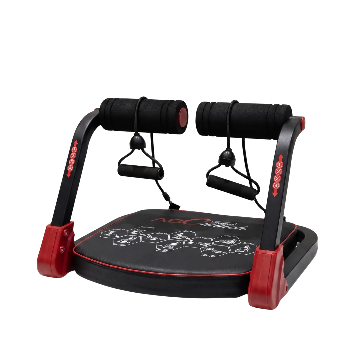 ABC Crunch Multi-Functional Abdominal Exerciser – Folding Core & Total-Body Trainer