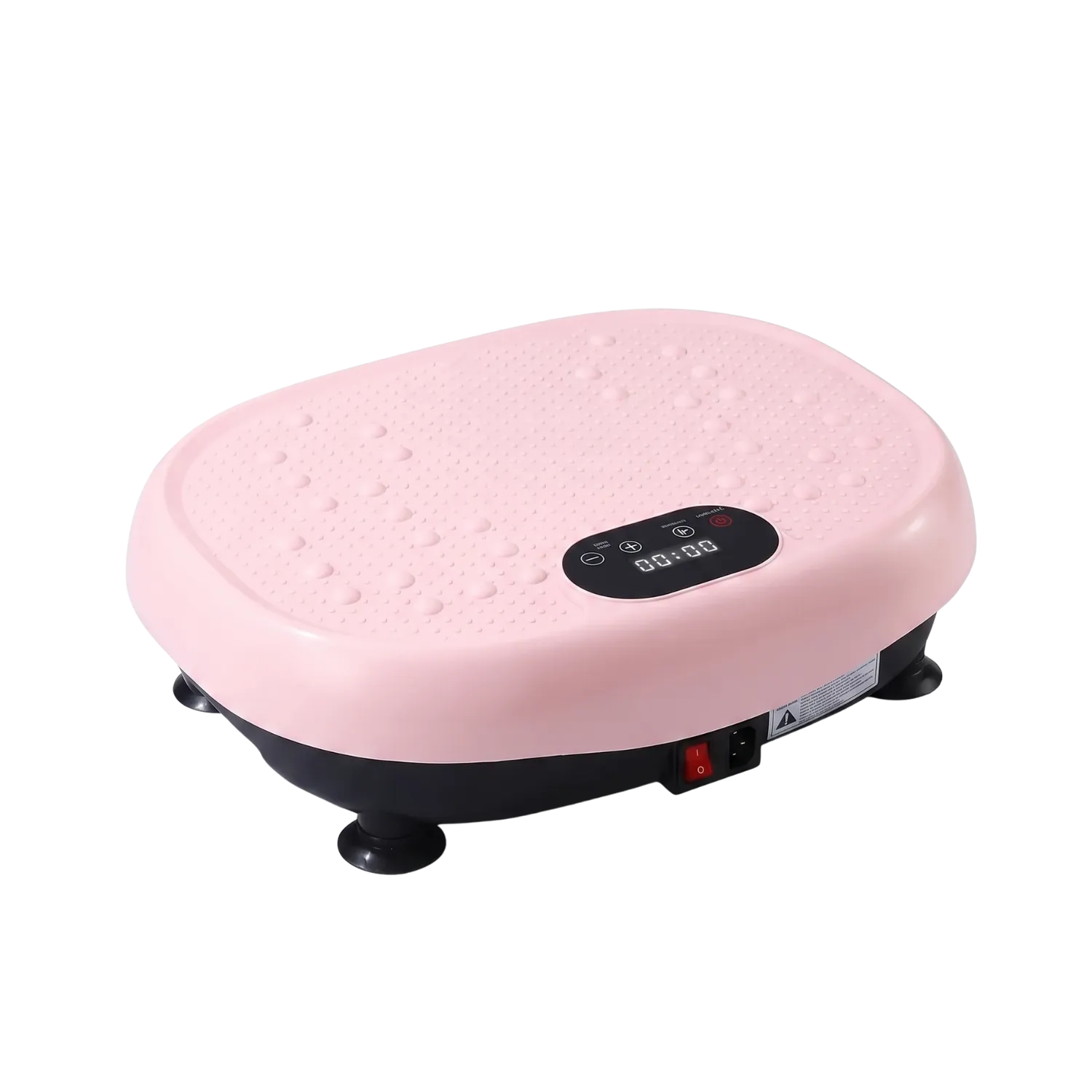 Tousains Low Frequency Vibration Plate – Gentle Oscillation, 99 Levels, Remote & Loop Bands (Pink)