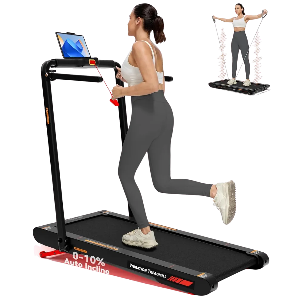 P3 Max Treadmill 5-in-1 Folding Vibration Walking Pad with Incline